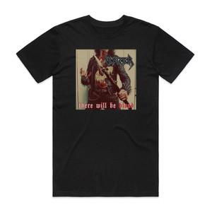 Vindicator There Will Be Blood Album Cover T-Shirt Black Vindicator There Will Be Blood Album Cover T-Shirt Black