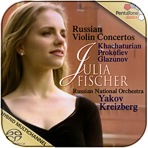 Julia Fischer Russian Violin Concertos Album Cover Sticker