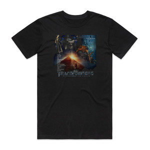 Various Artists Transformers Revenge Of The Fallen Album Cover T-Shirt Black