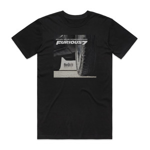 Various Artists Furious 7 Album Cover T-Shirt Black Various Artists Furious 7 Album Cover T-Shirt Black