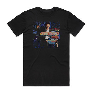 Various Artists Johnny Mnemonic Album Cover T-Shirt Black Various Artists Johnny Mnemonic Album Cover T-Shirt Black