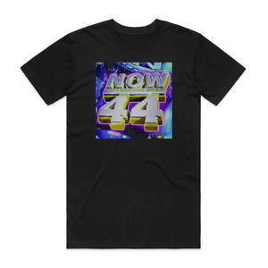 Various Artists Now Thats What I Call Music 44 Album Cover T-Shirt Black