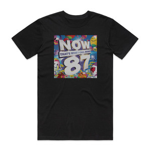 Various Artists Now Thats What I Call Music 87 Album Cover T-Shirt Black Various Artists Now Thats What I Call Music 87 Album Cover T-Shirt Black