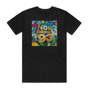 Various Artists Now Thats What I Call Music 93 Album Cover T-Shirt Black Various Artists Now Thats What I Call Music 93 Album Cover T-Shirt Black