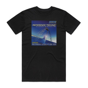 Various Artists Reference Techno Album Cover T-Shirt Black Various Artists Reference Techno Album Cover T-Shirt Black