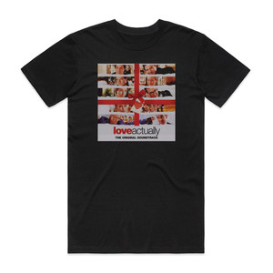 Various Artists Love Actually Album Cover T-Shirt Black