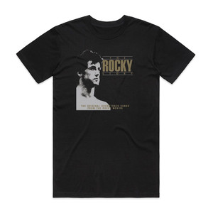 Various Artists The Rocky Story Album Cover T-Shirt Black Various Artists The Rocky Story Album Cover T-Shirt Black