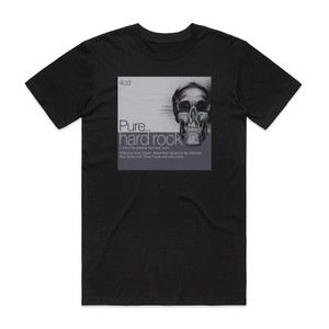 Various Artists Pure Hard Rock Album Cover T-Shirt Black Various Artists Pure Hard Rock Album Cover T-Shirt Black