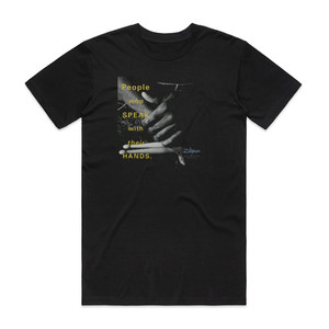 Various Artists People Who Speak With Their Hands Album Cover T-Shirt Black