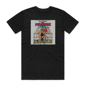 Various Artists Meatballs Album Cover T-Shirt Black Various Artists Meatballs Album Cover T-Shirt Black