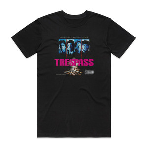 Various Artists Trespass Album Cover T-Shirt Black Various Artists Trespass Album Cover T-Shirt Black