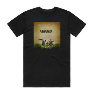 Various Artists O Brother Where Art Thou 1 Album Cover T-Shirt Black Various Artists O Brother Where Art Thou 1 Album Cover T-Shirt Black