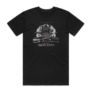 Various Artists The Man With The Iron Fists Album Cover T-Shirt Black Various Artists The Man With The Iron Fists Album Cover T-Shirt Black