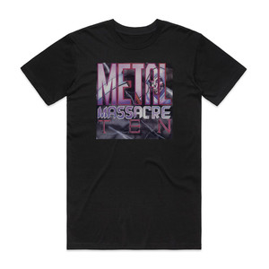 Various Artists Metal Massacre Volume 10 Album Cover T-Shirt Black Various Artists Metal Massacre Volume 10 Album Cover T-Shirt Black