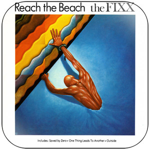 The Fixx Reach The Beach Album Cover Sticker