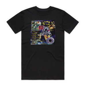 Various Artists Bravo Hits 10 Album Cover T-Shirt Black Various Artists Bravo Hits 10 Album Cover T-Shirt Black
