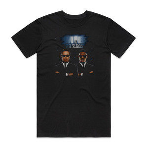 Various Artists Men In Black The Album Album Cover T-Shirt Black Various Artists Men In Black The Album Album Cover T-Shirt Black