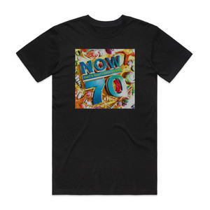 Various Artists Now Thats What I Call Music 70 Album Cover T-Shirt Black