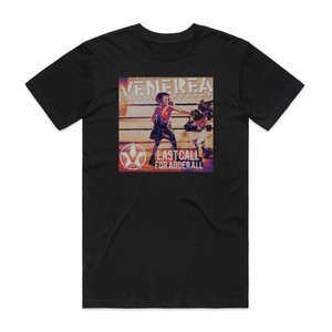 Venerea Last Call For Adderall Album Cover T-Shirt Black