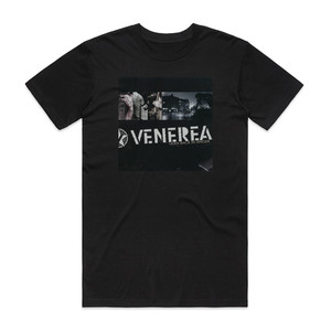 Venerea Lean Back In Anger Album Cover T-Shirt Black