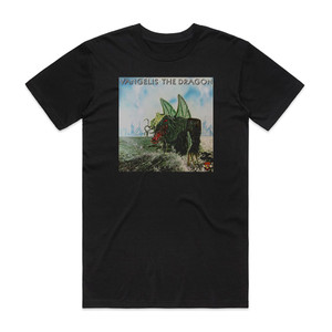 Vangelis The Dragon Album Cover T-Shirt Black Vangelis The Dragon Album Cover T-Shirt Black