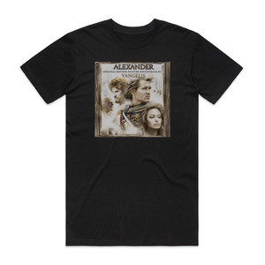 Vangelis Alexander Album Cover T-Shirt Black Vangelis Alexander Album Cover T-Shirt Black