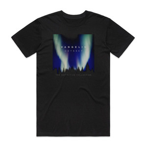 Vangelis Odyssey The Definitive Collection Album Cover T-Shirt Black