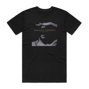 Vangelis Portraits So Long Ago So Clear Album Cover T-Shirt Black Vangelis Portraits So Long Ago So Clear Album Cover T-Shirt Black