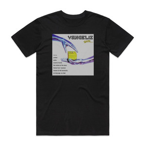 Vangelis Gift Album Cover T-Shirt Black Vangelis Gift Album Cover T-Shirt Black