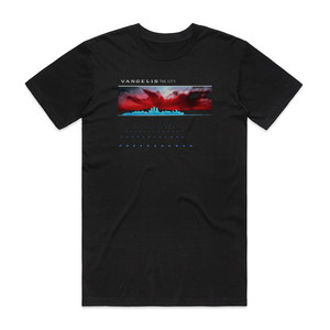 Vangelis The City Album Cover T-Shirt Black Vangelis The City Album Cover T-Shirt Black