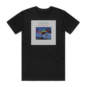 Vangelis Soil Festivities 1 Album Cover T-Shirt Black
