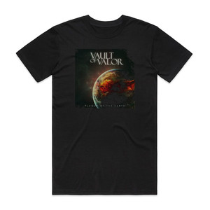 Vault Of Valor Plague Of The Earth Album Cover T-Shirt Black Vault Of Valor Plague Of The Earth Album Cover T-Shirt Black