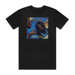 Viking Man Of Straw Album Cover T-Shirt Black Viking Man Of Straw Album Cover T-Shirt Black