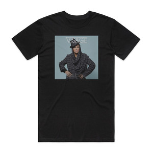 Visage Shes Electric Coming Around Album Cover T-Shirt Black Visage Shes Electric Coming Around Album Cover T-Shirt Black