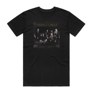 Voodoo Circle Trapped In Paradise Album Cover T-Shirt Black Voodoo Circle Trapped In Paradise Album Cover T-Shirt Black