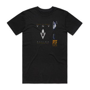 VNV Nation Praise The Fallen Album Cover T-Shirt Black