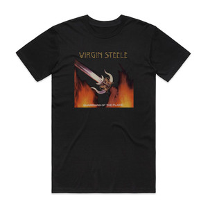 Virgin Steele Guardians Of The Flame 1 Album Cover T-Shirt Black