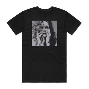 Vanessa Paradis Love Songs Album Cover T-Shirt Black Vanessa Paradis Love Songs Album Cover T-Shirt Black