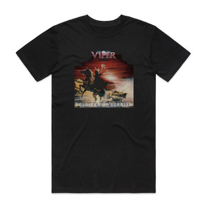 Viper Soldiers Of Sunrise Album Cover T-Shirt Black Viper Soldiers Of Sunrise Album Cover T-Shirt Black