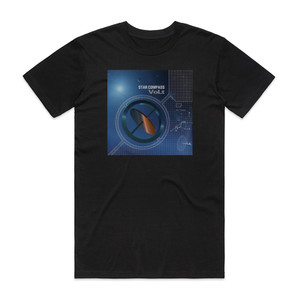 Volt Star Compass Album Cover T-Shirt Black Volt Star Compass Album Cover T-Shirt Black