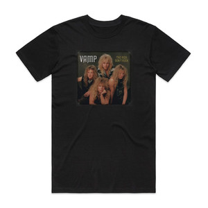 Vamp The Rich Dont Rock Album Cover T-Shirt Black Vamp The Rich Dont Rock Album Cover T-Shirt Black