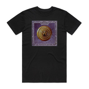 Victory Temples Of Gold Album Cover T-Shirt Black Victory Temples Of Gold Album Cover T-Shirt Black