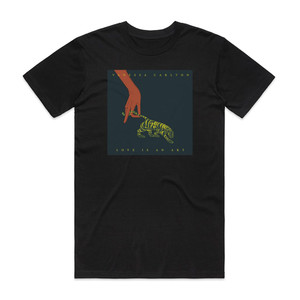 Vanessa Carlton Love Is An Art Album Cover T-Shirt Black Vanessa Carlton Love Is An Art Album Cover T-Shirt Black