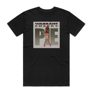 Warrant Cherry Pie Album Cover T-Shirt Black Warrant Cherry Pie Album Cover T-Shirt Black