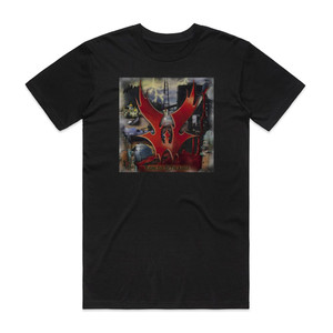 Warlord Rising Out Of The Ashes Album Cover T-Shirt Black Warlord Rising Out Of The Ashes Album Cover T-Shirt Black