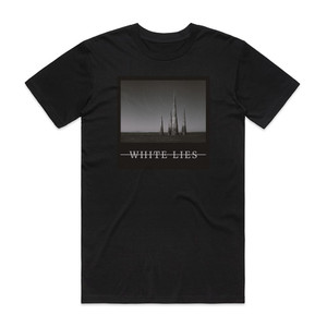 White Lies Unreleased Album Cover T-Shirt Black White Lies Unreleased Album Cover T-Shirt Black