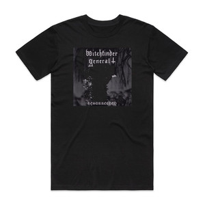 Witchfinder General Resurrected Album Cover T-Shirt Black Witchfinder General Resurrected Album Cover T-Shirt Black