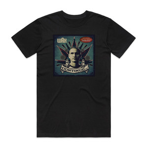 Wax Continue 1 Album Cover T-Shirt Black Wax Continue 1 Album Cover T-Shirt Black
