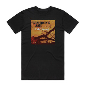 Wishbone Ash Pilgrimage Album Cover T-Shirt Black Wishbone Ash Pilgrimage Album Cover T-Shirt Black