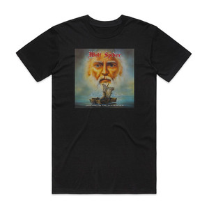 Wolf Spider Drifting In The Sullen Sea Album Cover T-Shirt Black Wolf Spider Drifting In The Sullen Sea Album Cover T-Shirt Black